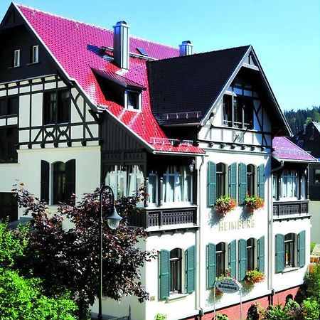Hotel-Pension Heimburg バート・エルスター エクステリア 写真