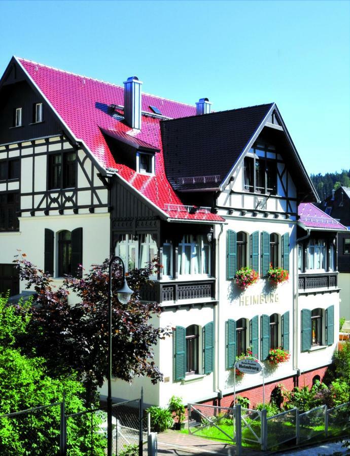 Hotel-Pension Heimburg バート・エルスター エクステリア 写真